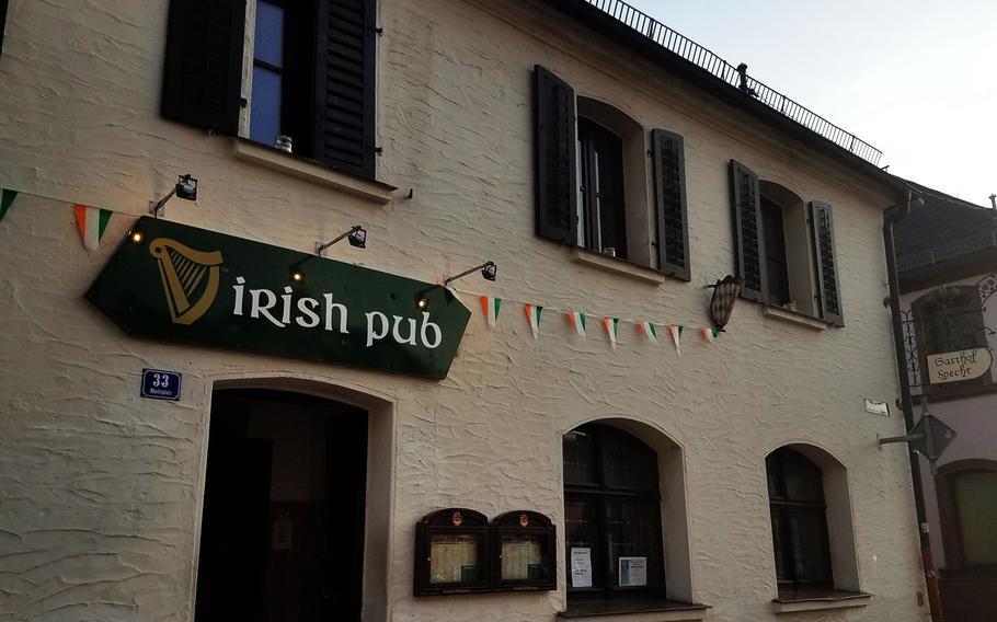 The outside of the Irish Pub in Grafenwoehr, Germany.