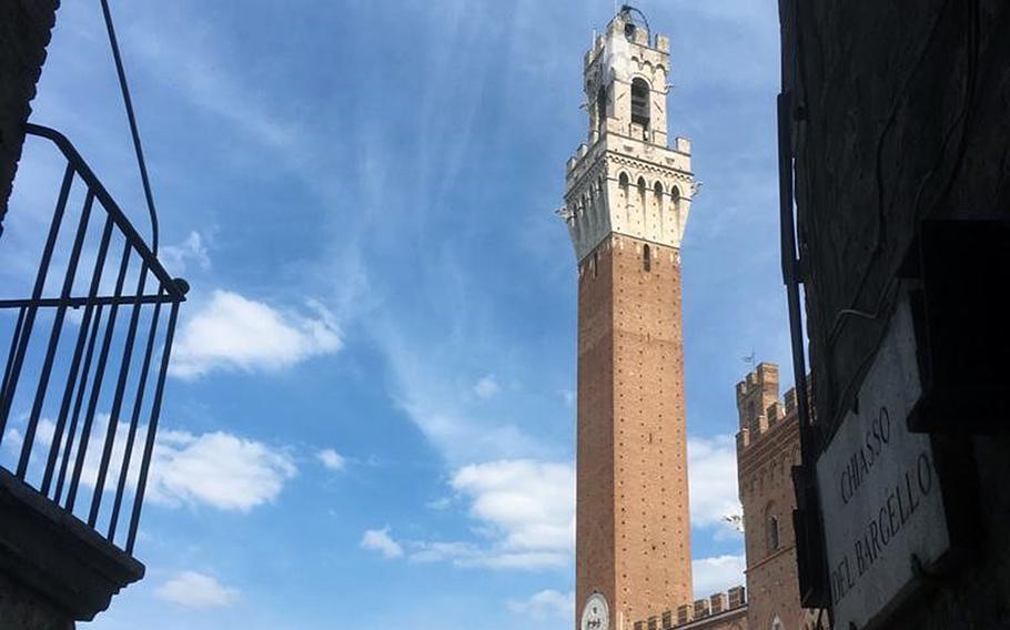 There is lots to do in the medieval city of Siena, famous for its main square, Piazza del Campo, and the red town hall known as Palalzzo Pubblico where city business is still done.