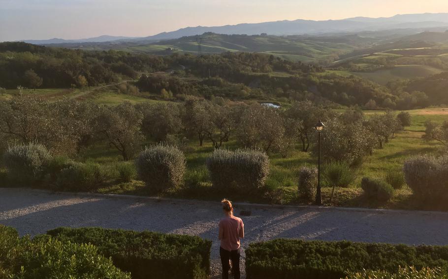 While Tuscany is known for its food and historic cities like Florence, one of best things about the region is the chance to find accommodations in more isolated areas, like this room with a view on an olive farm in Iano.