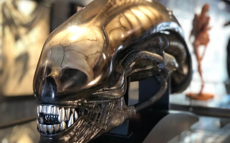 For the fan with deeper pockets, some rare and interesting pieces based on H.R. Giger's works can be purchased in the gift shop.