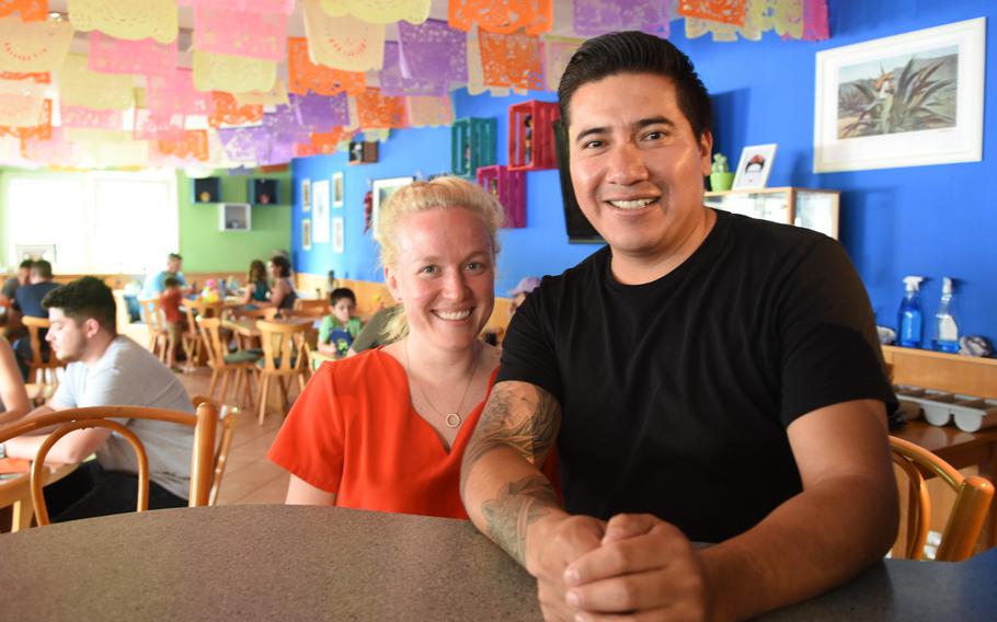 Lydia Schamp and Eduardo Fernandez Garcia opened Fiesta Mexicana in Mackenbach, Germany, about two years ago. The couple says theirs is the only Mexican-owned and operated restaurant in the Kaiserslautern area.