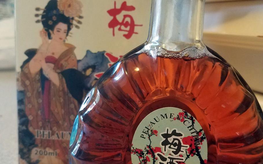 Plum wine from The Chinese in Grafenwoehr, Germany.