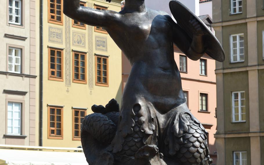 The Mermaid of Warsaw is a famous monument in the old market square in Warsaw, Poland. The mermaid is a symbol of the city.