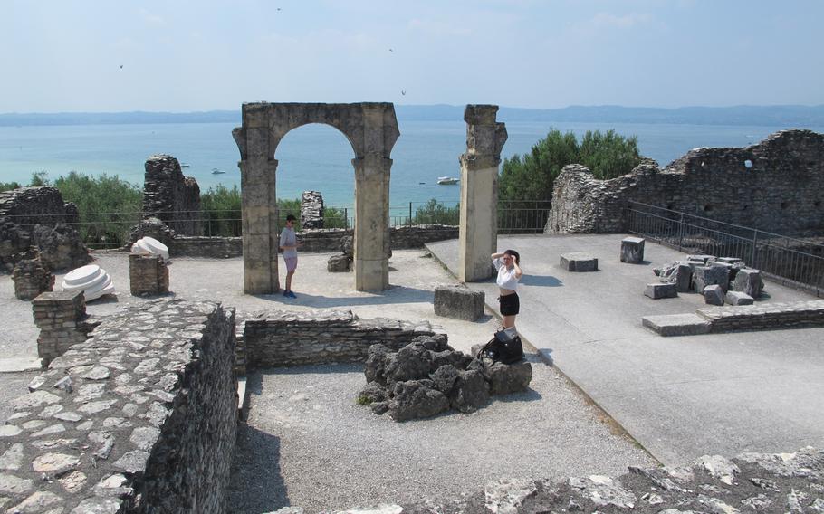 The Grottoes of Catullus, an archaeological site and museum in Sirmione, showcases the ruins of what was a huge Roman villa perched above Lake Garda centuries before Alaric, king of the Visigoths, invaded Italy and sacked Rome in 410, a decisive event in the decline and fall of the Western Roman Empire.