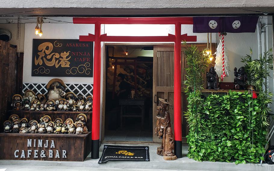 In the shadow of Tokyo Skytree, the tallest tower in Japan, you'll fine a small, 20-seat eatery called Ninja Cafe & Bar.