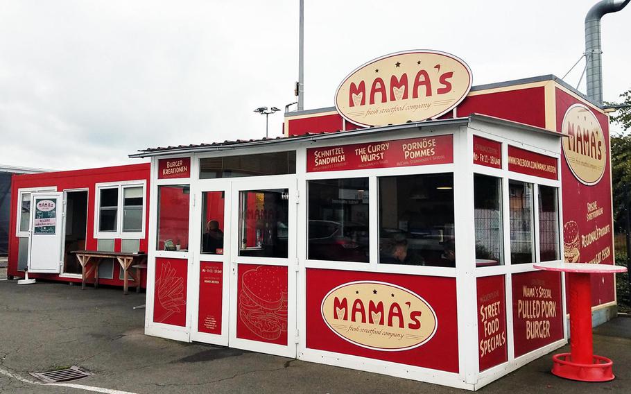 Mama's Fresh Streetfood Company in Weiden, Germany on Wednesday, Oct. 9, 2019. It looks unassuming but serves a great hamburger, just minutes from Grafenwoehr.