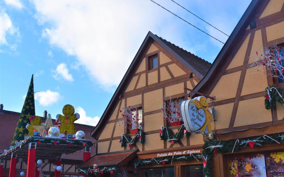 Le Palais du Pain d'Epices, a gingerbread factory, museum and gift shop in Gertwiller, France, details the history of the tasty holiday treat while offering delicious examples of the form.