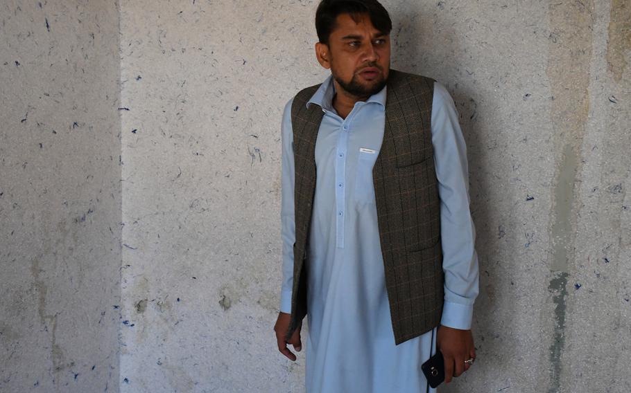 Mohammad Ibrahim on Sunday, Oct. 27, 2019, visits a house in Jalalabad where he found his four nephews murdered less the two months before.