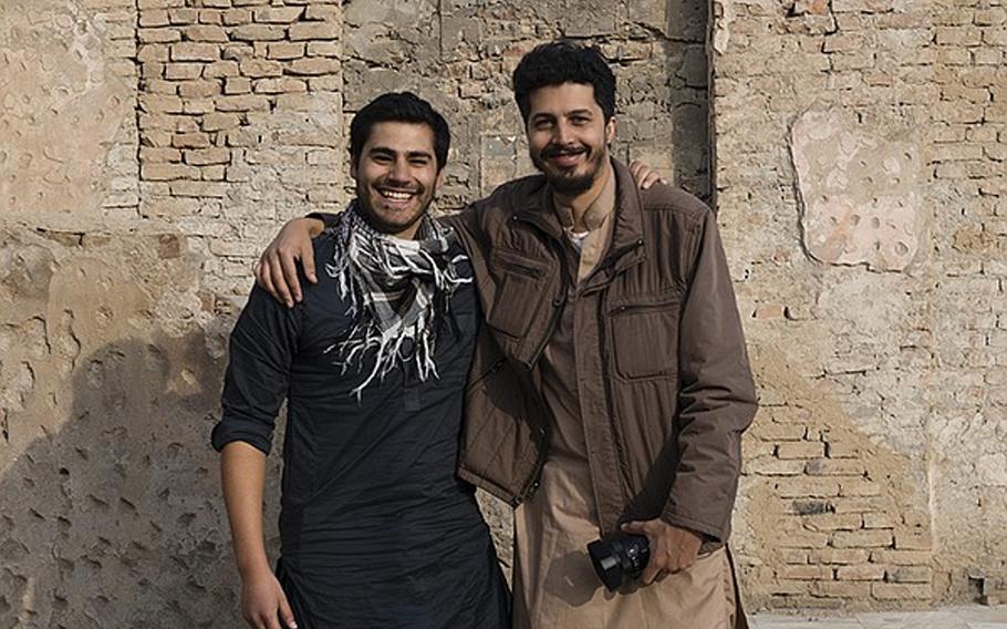 In their documentary "The Interpreters," co-directors Andres Caballero, left, and Sofian Khan, shown here in an undated photo,tell the stories of three interpreters who worked with U.S. troops in Iraq and Afghanistan, and then struggled to get the visas they thought they'd been promised that would allow them to move to safety in the U.S.
