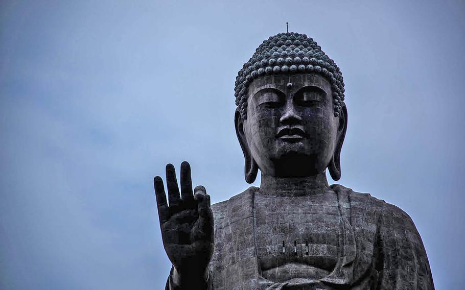 Ushiku Daibutsu in Tsukuba, Japan, is the world's third tallest bronze Buddha statue at nearly 400 feet tall.