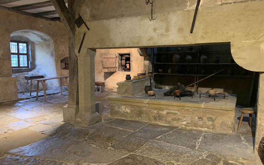 The Imperial City Museum in Rothenburg, Germany, houses Germany's oldest preserved monastery kitchen, shown, dating from the 13th century.
