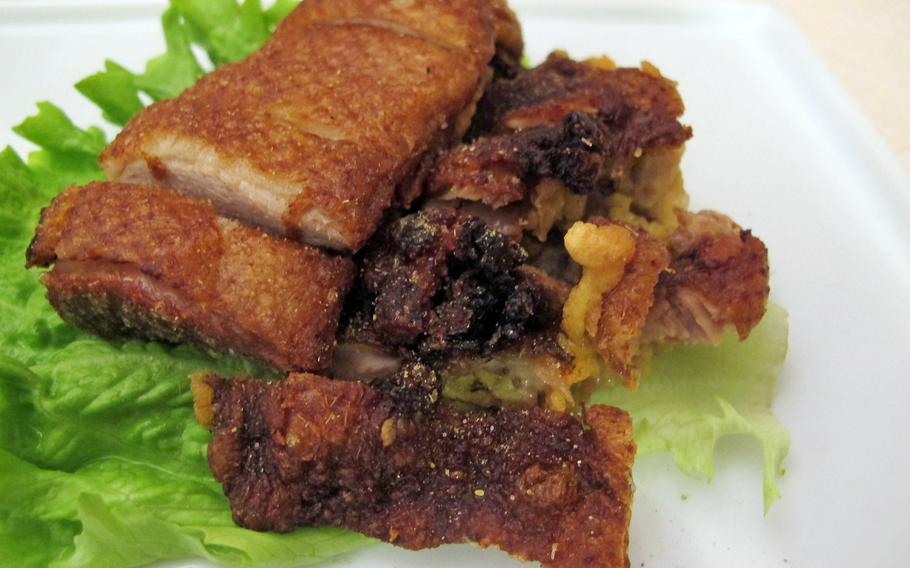 The crispy duck at Cicchetteria Cinese Zhu is a steal at 6 euros.
