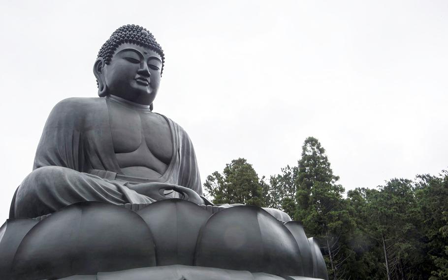 The Rokuya Daibutsu at Hokoji in Hinode, Japan, sits about three feet taller than its more famous counterpart in Kamakura.