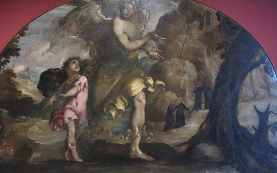''The Guardian Angel,'' a 1629 work by Francesco Maffei on display at the Palazzo Chiericati in Vicenza, Italy.