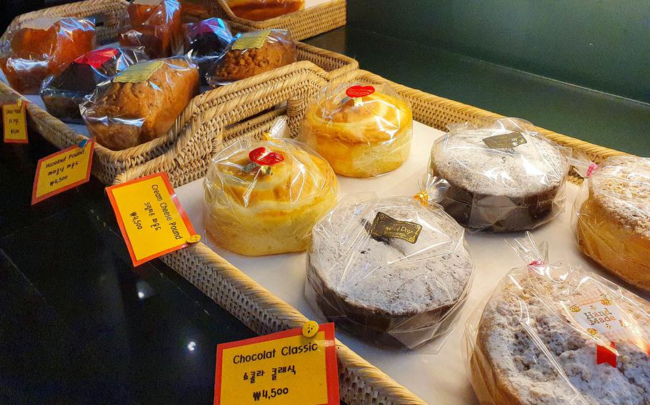 Heavenly Bread near Osan Air Base, South Korea, offers a plethora of delicious pastries.