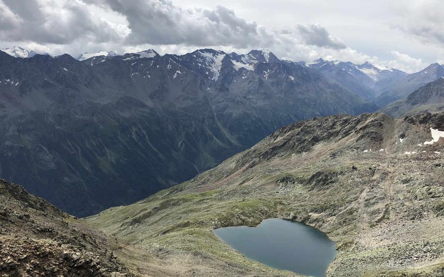 In the Oetzal in Austria's Tirol region, there are more than 200 mountains in the 10,000-foot range. One of them, the Gaislachkogel, offers a great view from the top.