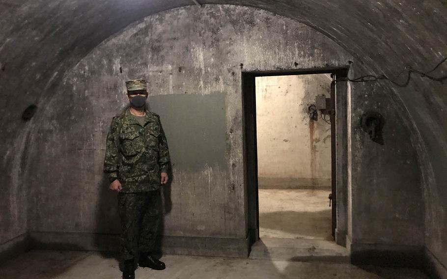 This bunker at Camp Zama, home of U.S. Army Japan outside central Tokyo, was built to shelter Emperor Hirohito during World War II.