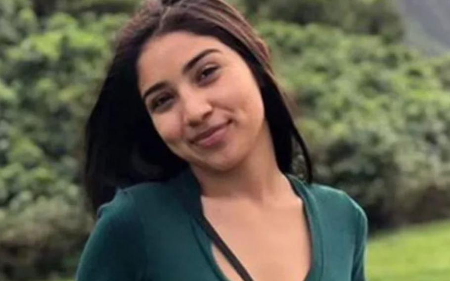 Graciela Gomez, 22, was a member of the Nevada Army National Guard. She was killed Sunday, Oct. 31 when suspects fired several rounds after being refused entry to a house party.