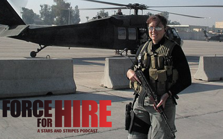 In this episode, Neryl Joyce talks about her experiences working with two military contracting firms, her time in Iraq and what it was like being a woman in the private military contracting world.