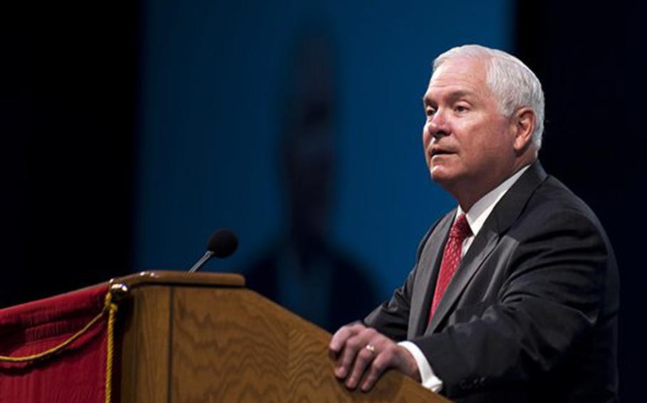 Defense Secretary Robert Gates