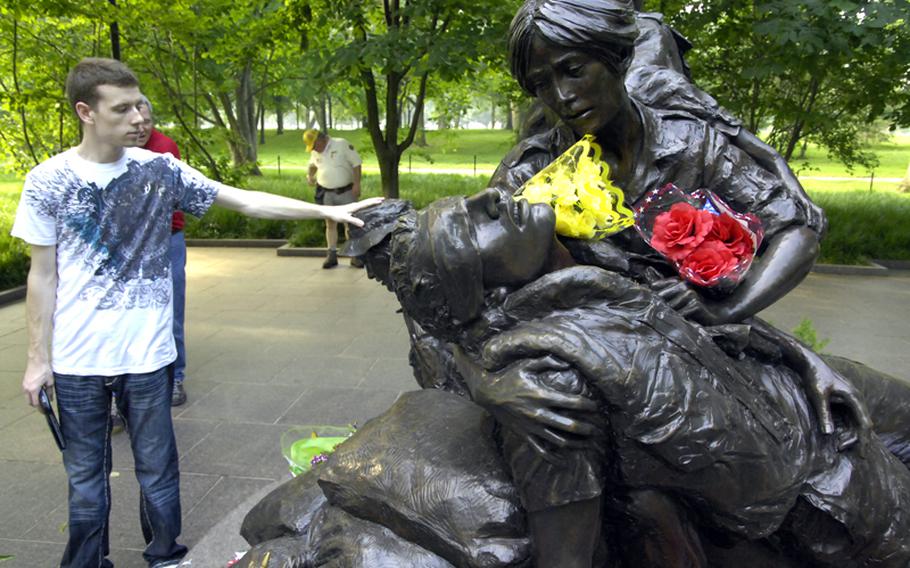 Memorial Day at the Vietnam Women's Memorial.
