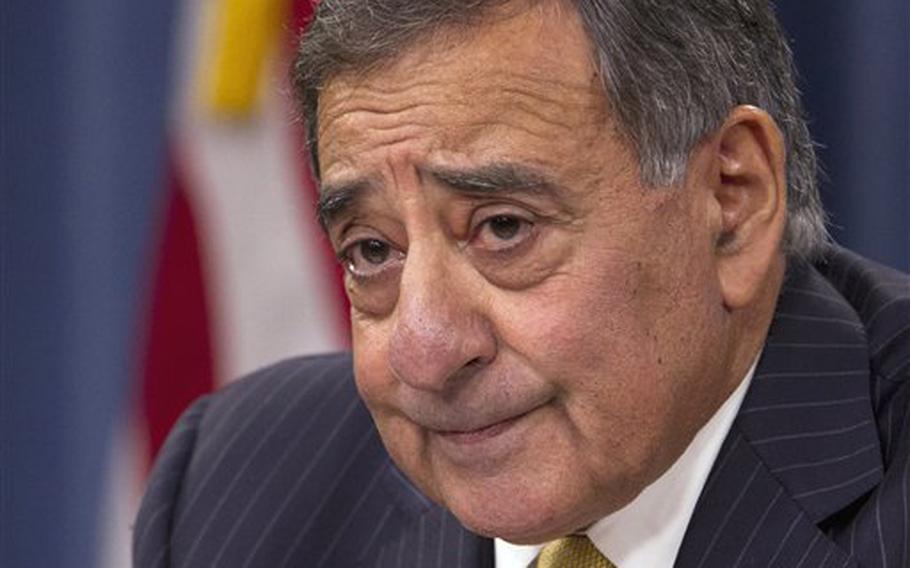 Defense Secretary Leon Panetta, at the Pentagon on Nov. 10, 2011. Panetta announced on Dec. 12, 2012 that two Army combat brigades will be withdrawn from Europe.