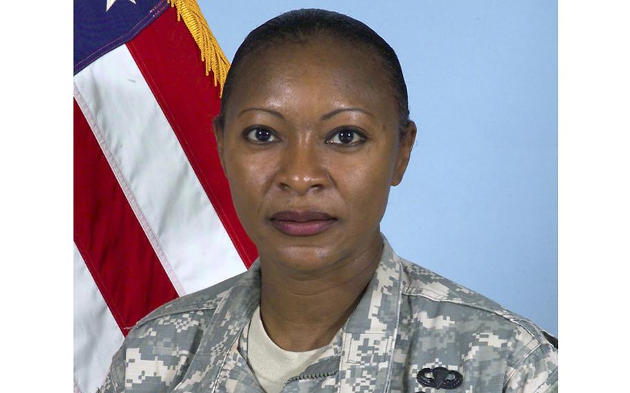 Command Sgt. Maj. Teresa King.
