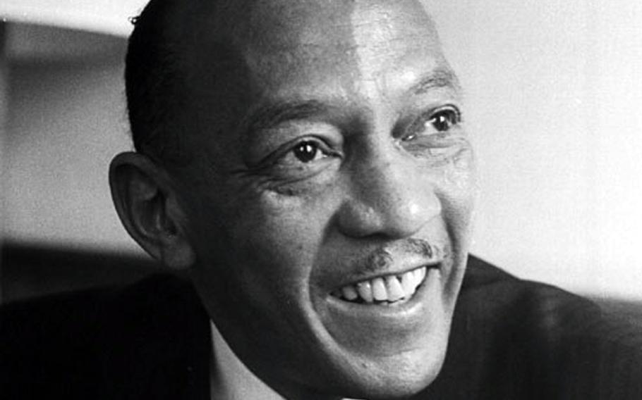 Jesse Owens, during a 1963 interview in Germany.