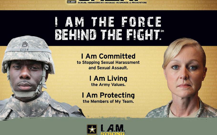 Part of the U.S. Army's campaign against sexual assault.