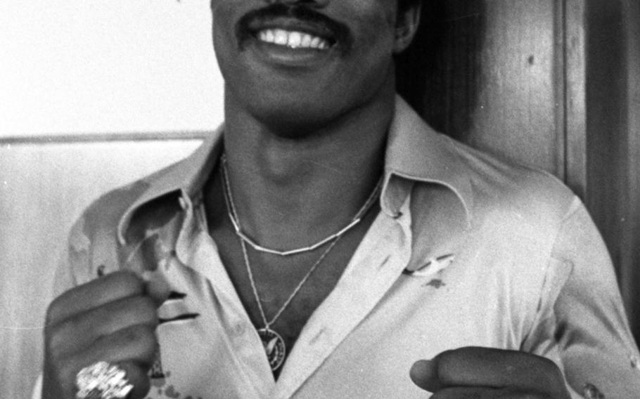 Ken Norton, during an interview in Frankfurt, Germany, in 1975.