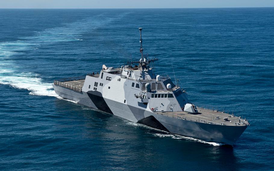 The Navy is phasing in littoral combat ships such as the USS Freedom to replace aging Oliver Hazard Perry-class frigates, Avenger-class mine countermeasure ships and Osprey-class coastal mine hunters.