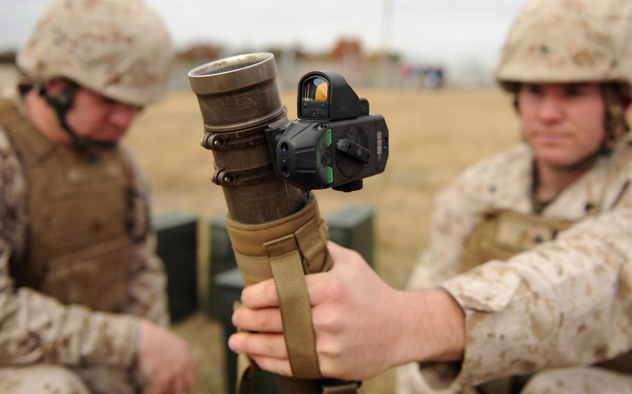 The Office of Naval Research's new Fire Control Unit 60mm Mortar sight also contains an onboard ballistic library allowing for multiple cartridge employment. 