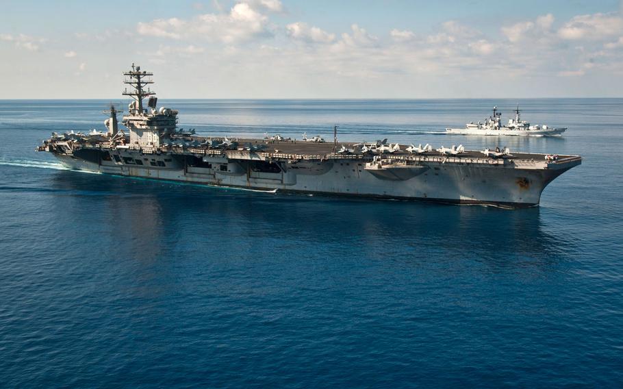 USS Nimitz on deployment Oct. 26, 2013. 