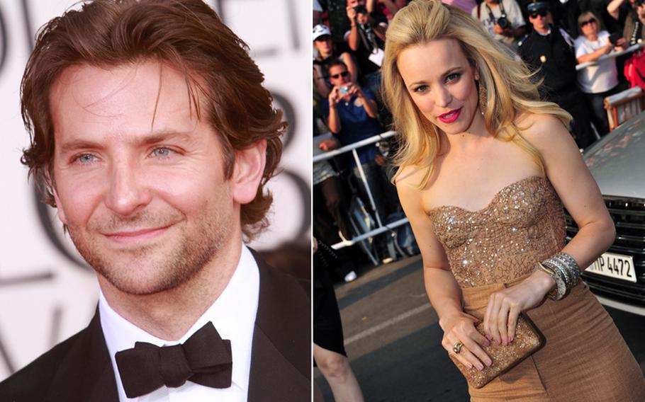 Bradley Cooper and Rachel McAdams. The Pentagon’s Joint POW/MIA Accounting Command found time earlier in November 2013 to allow a Hollywood movie to shoot scenes for a movie starring the pair, according to a report on MSNBC.
