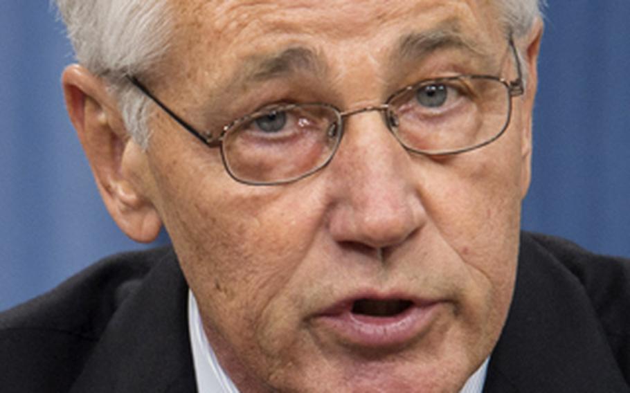 Secretary of Defense Chuck Hagel.