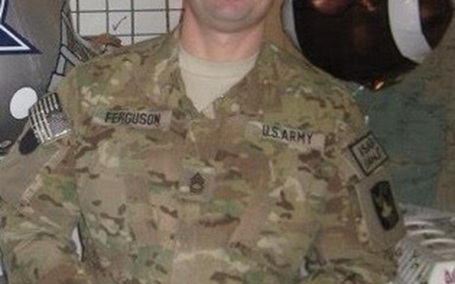 Sgt. 1st Class Daniel Michael Ferguson, 39, whose home of record is listed as Mulberry, Fla., entered active-duty service in July 1993 as a transportation management coordinator.