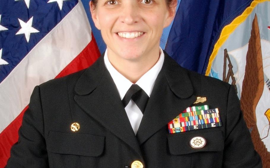 Cmdr. Jana A. Vavasseur was commanding officer of the USS William P. Lawrence, when a huge wave swept a helicopter off the destroyer on Sept. 22, 2013, killing two Navy pilots. U.S. Pacific Fleet commander Adm. Harry B. Harris Jr. blamed the accident on maneuvers by the destroyer.