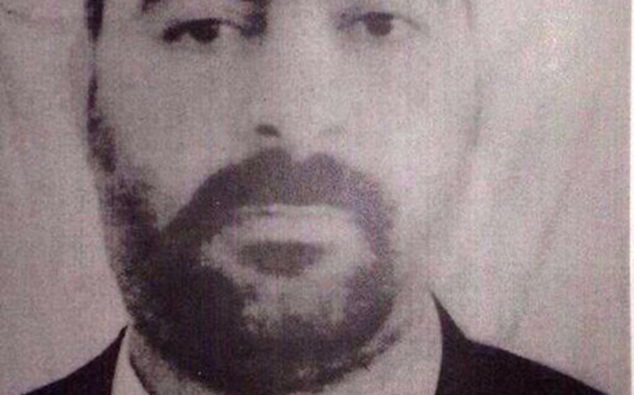 Abu Bakr al-Baghdadi, the head of the self-styled Islamic State group.