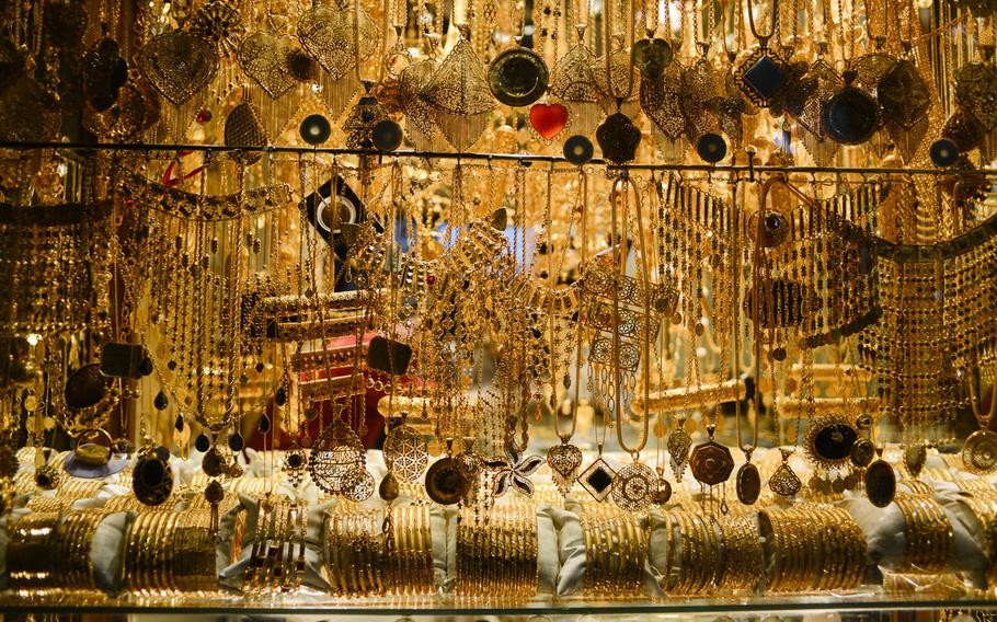 Plenty of gold can be found at the souq, a traditional market, located at the base of the Irbil Citadel in the center of the capital of Iraqi Kurdistan.
                
