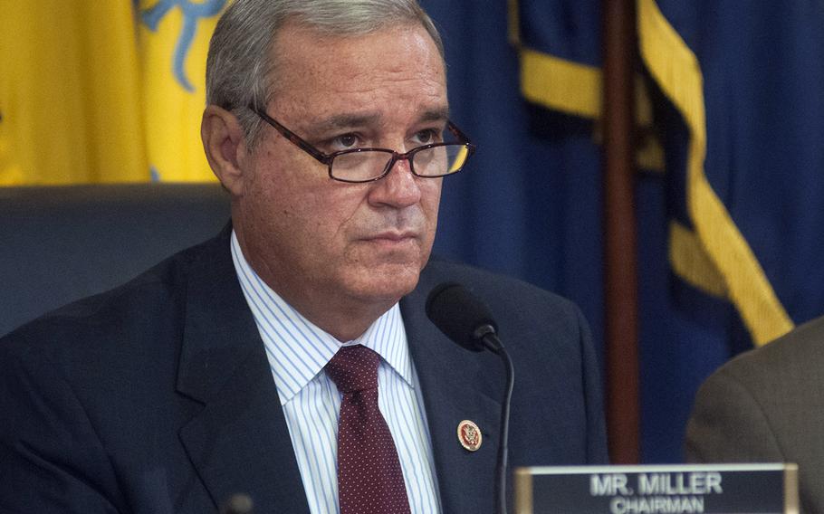 House Committee on Veterans Affairs Chairman Jeff Miller, R-Fla., listens to testimony at a hearing on Sept. 17, 2014. Miller said Thursday, Jan. 22, 2015, that a VA overhaul bill is meant to root out corruption among department senior executives following a nationwide scandal.