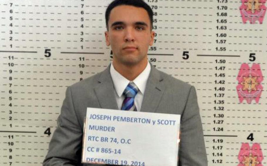 U.S. Marine Pfc. Joseph Scott Pemberton is charged in the Oct. 11, 2014, killing of Jennifer Laude in the Philippines.