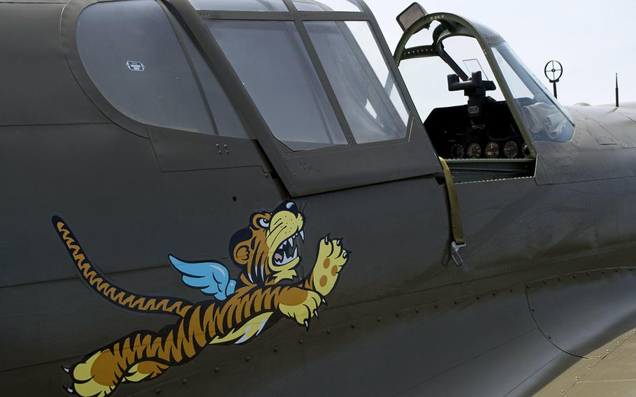 At the Culpeper Regional Airport Thursday, May 7, during the preview for the Arsenal of Democracy: World War II Victory Capitol Flyover.