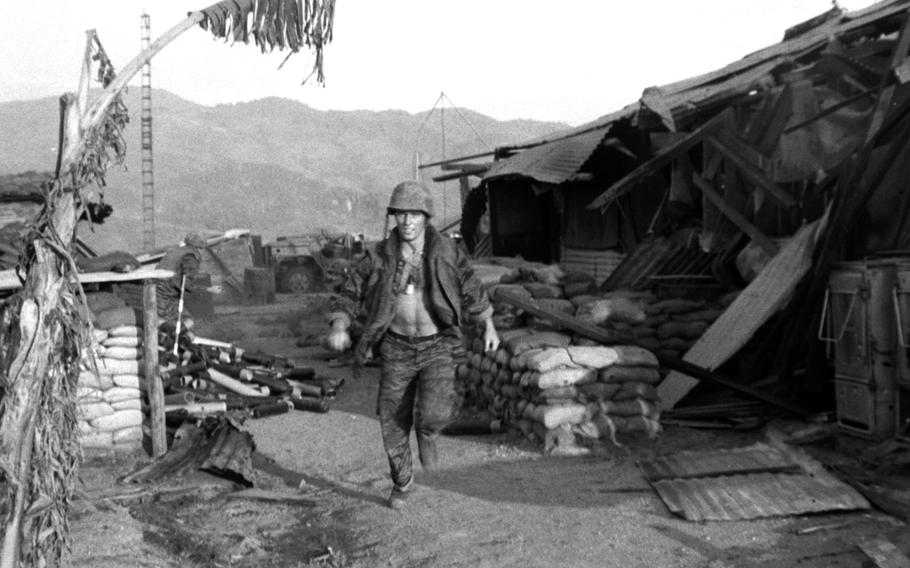 When out in the open, the best policy at the beleaguered Dak Seang camp in April, 1970 was to move quickly.
