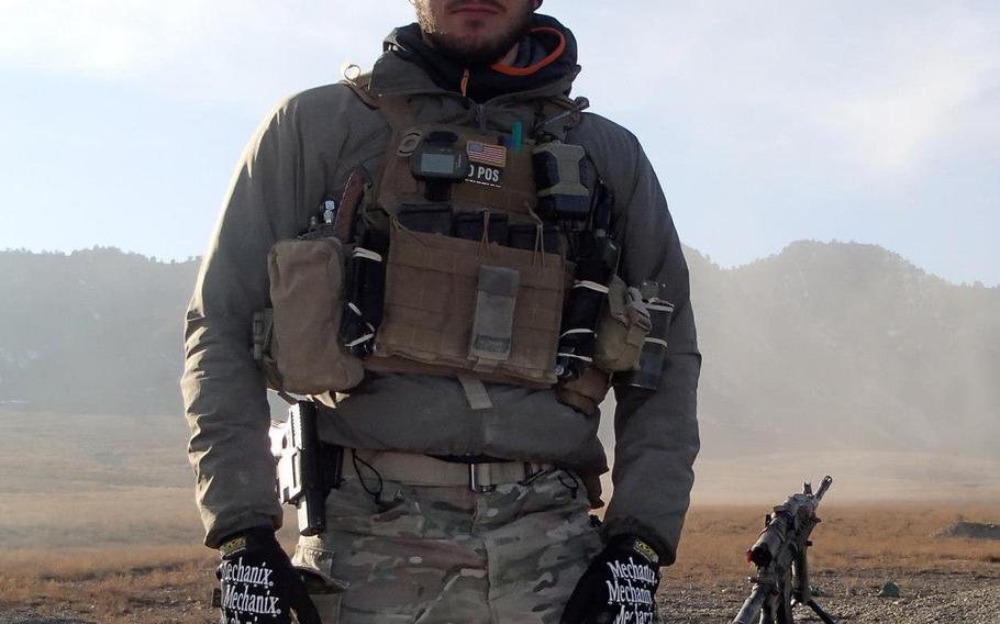 Photo posted to Facebook of Staff Sgt. Matthew McClintock.