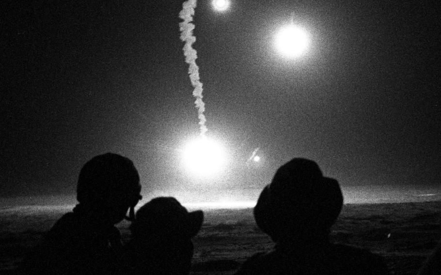 Operation Desert Storm in Kuwait in February, 1991.