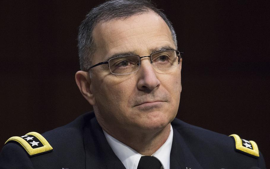 Gen. Curtis M. Scaparrotti, commander of U.S. European Command and NATO’s supreme allied commander, said Saturday, July 9, 2016, in Warsaw, Poland, that EUCOM needs to strengthen its posture in the air and at sea as it seeks to transform itself into a headquarters capable of leading in a conflict.