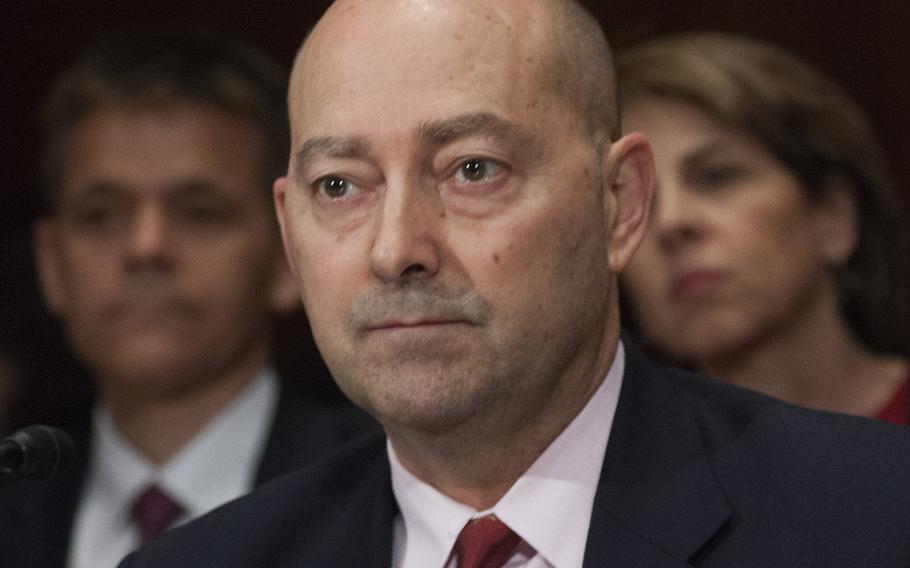 Retired Adm. James Stavridis, at a Senate hearing in February, 2015