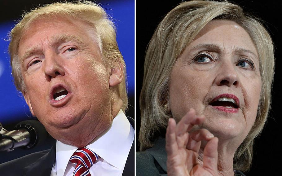 Donald Trump and Hillary Clinton