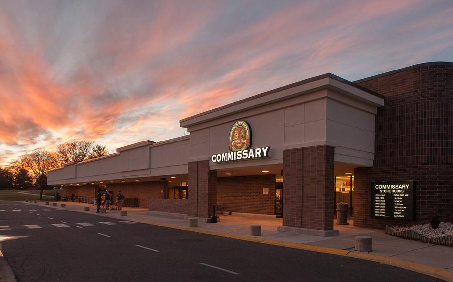 The McGuire Commissary at Joint Base McGuire-Dix-Lakehurst, N.J., seen in December 2014.