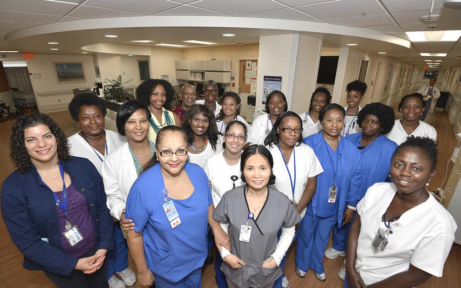 Atlanta VA Medical Center nursing staff and social workers on July 6, 2015.